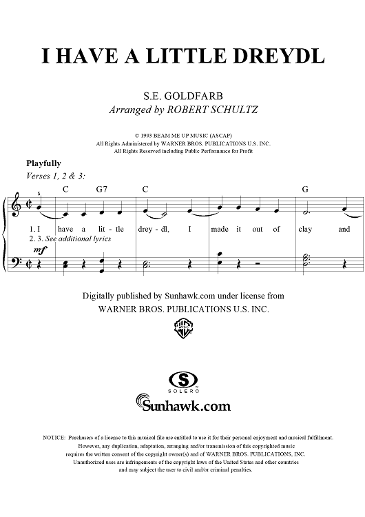 I Have a Little Dreydl