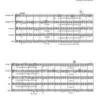 Largo in G from "Xerxes" - Score