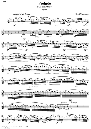 Suite, No. 1: Prelude - Violin
