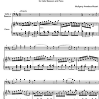 Serenade from Don Giovanni KV527 - Score