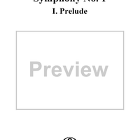 Symphony No. 1, Movement 1
