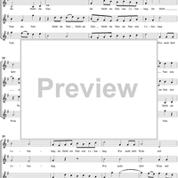 Wer nicht liebt Wein und Weiber und Gesang, four voice canon in G Major, K509a (K232)