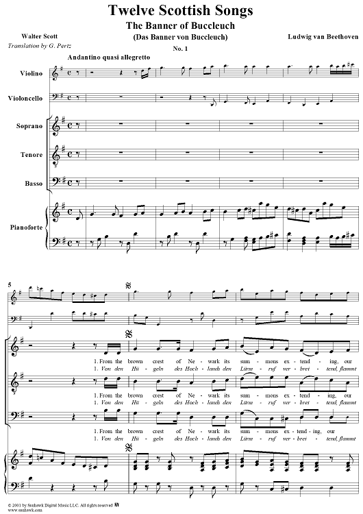 Twelve Schottische Lieder