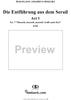 "Die Entführung aus dem Serail", Act 1, No. 7 "Marsch, marsch, marsch! trollt euch fort" - Full Score