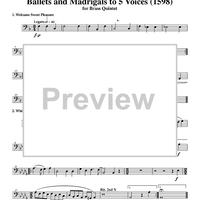 Ballets and Madrigals to 5 Voices (1598) - Tuba