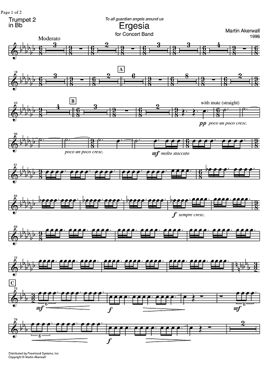 Ergesia - B-flat Trumpet