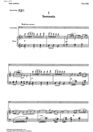 Suite andaluza - Score
