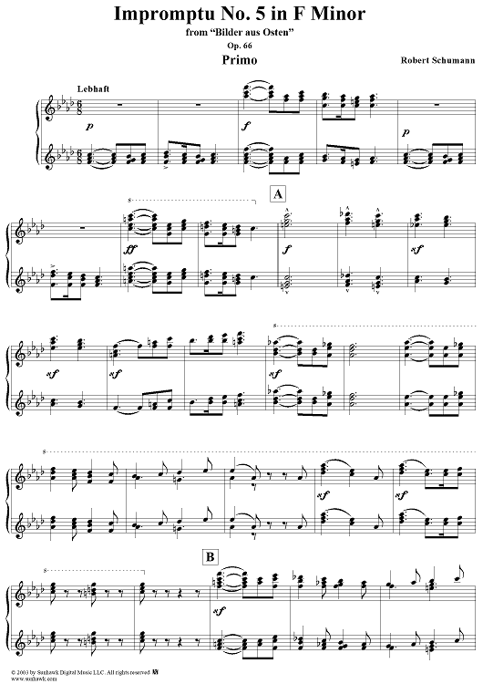 Impromptu No. 5 in F Minor