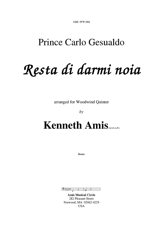 Resta di darmi noia - Introductory Notes