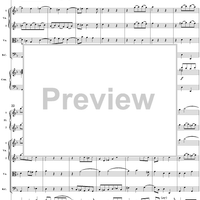 Clavier Concerto No. 6 in F Major, Movement 2 (BWV 1057) - Score