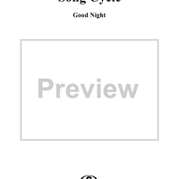 Winterreise (Song Cycle), Op.89, No. 01 - Good Night, D911