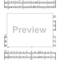 Trios for Double Bass - Volume 1 - Score