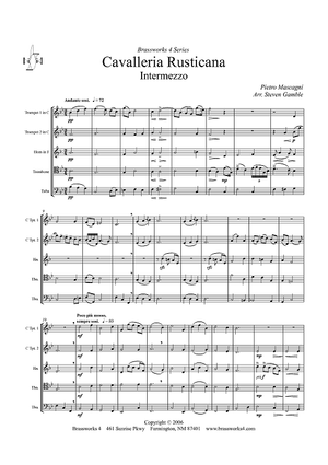Cavalleria Rusticana - Score