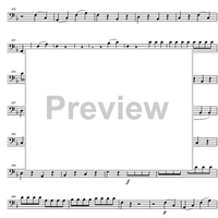 Divertimento No.10 F Major KV247 - Double Bass