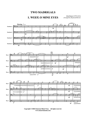 Two Madrigals - Score