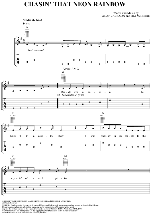 Chasin' That Neon Rainbow