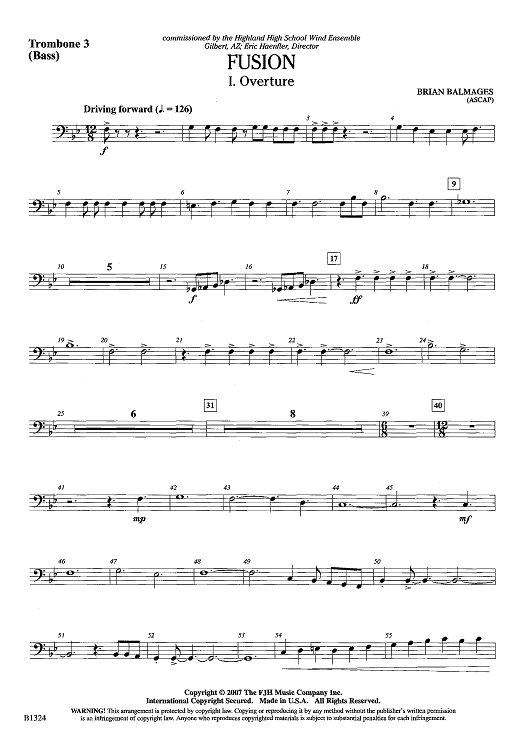 Fusion - Trombone 3 (Bass)