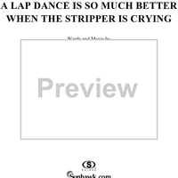 A Lap Dance Is So Much Better When the Stripper Is Crying