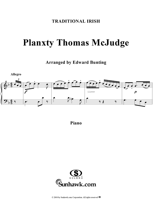 Planxty Thomas McJudge