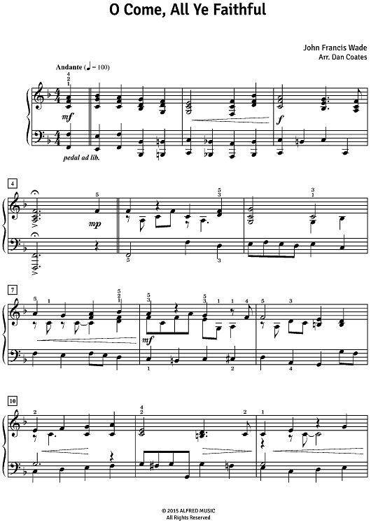 O Come, All Ye Faithful