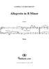 Allegretto in B Minor (1821), WoO 61