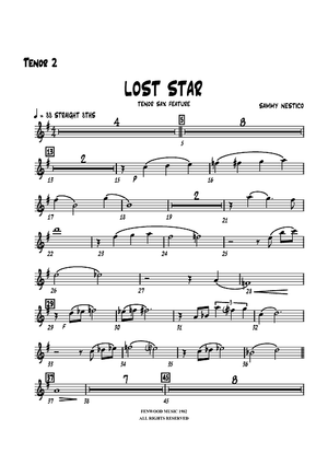 Lost Star - Tenor Sax 2