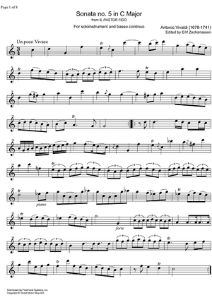 Sonata No. 5 C Major