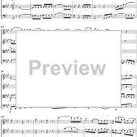 String Quartet No. 2, Movement 3 - Score