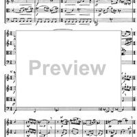 String Quartet No. 3 Op.18 - Score