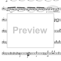 String Trio Bb Major D581A - Cello