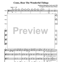 A Viola Christmas for Viola Quartet - Score