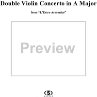 Double Violin Concerto in A Major    - from "L'Estro Armonico" - Op. 3/5  (RV519) - Bass