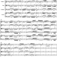 Clavier Concerto No. 5 in F Minor, Movement 3 - Score