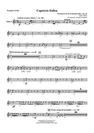 Capriccio Italien - Trumpet 2 in Bb