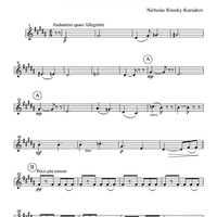 Scheherazade Theme - Part 2 Clarinet in Bb