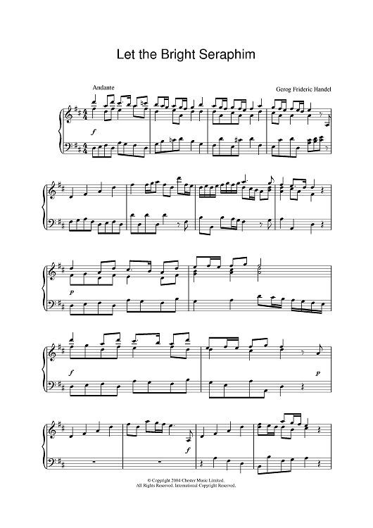 Let the Bright Seraphim