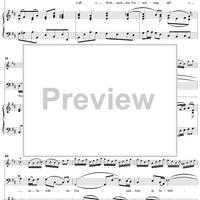 "Lass, o Welt, mich aus Verachtung", Aria, No. 5 from Cantata No. 123: "Liebster Immanuel, Herzog der Frommen" - Piano Score