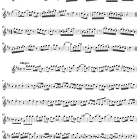 Quartet in D major - Flute 1/Violin 1