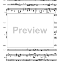 Trio Sonata I, BWV 1039 - Piano Score