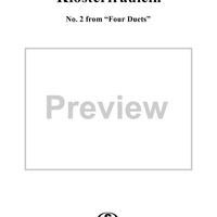 Klosterfräulein - No. 2 from "Four Duets"  Op. 61