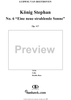 Eine neue strahlende Sonne, No. 6 from "König Stephan", Op. 117 - Full Score