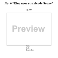 Eine neue strahlende Sonne, No. 6 from "König Stephan", Op. 117 - Full Score