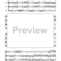 Water Music Suites - Score