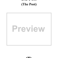 Winterreise (Song Cycle), Op.89, No. 13 - The Post, D911