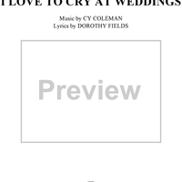 I Love to Cry at Weddings