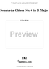 Sonata da Chiesa No. 4 in D Major, K124a (K144) - Full Score