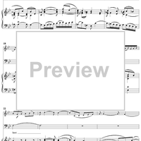 "Herr, nun lässest du deinen Diener", Aria, No. 2 from Cantata No. 83: "Erfreute Zeit im neuen Bunde" - Piano Score