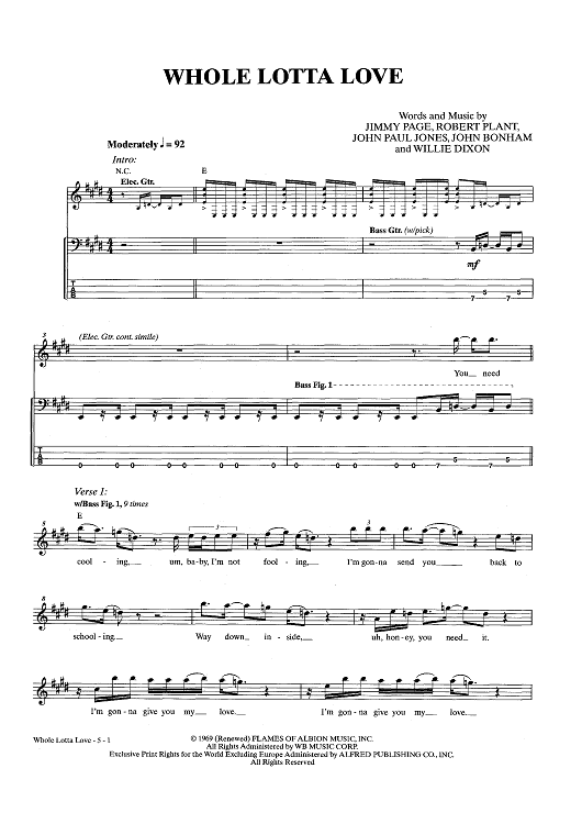 Whole Lotta Love