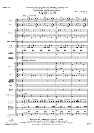 Antiphon - Score