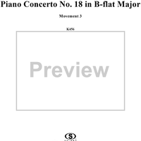Piano Concerto No. 18 in B-flat Major, Movement 3 (K456) - Full Score